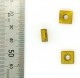 Пластина твердосплавная квадратная 9,5х9,5,х3,2   ф3,5  Т5К10 TIN