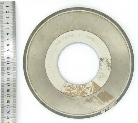 Круг эльборовый дисковый плоский 200х10х5х16 АС6 125/100 оптом 
