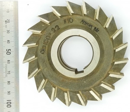 100х22х32 Z20 Р6М5К5  фреза трехсторонняя с равнонаправленным зубом СССР оптом 